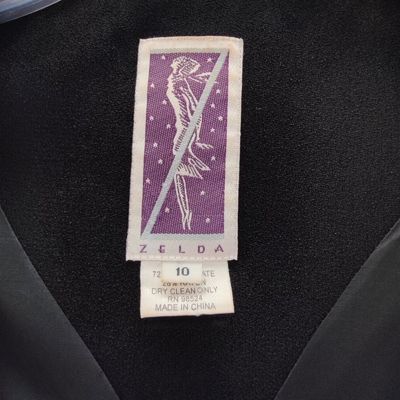 Zelda Vintage Embroidered Jacket, Size 10 - Picture 3 of 14